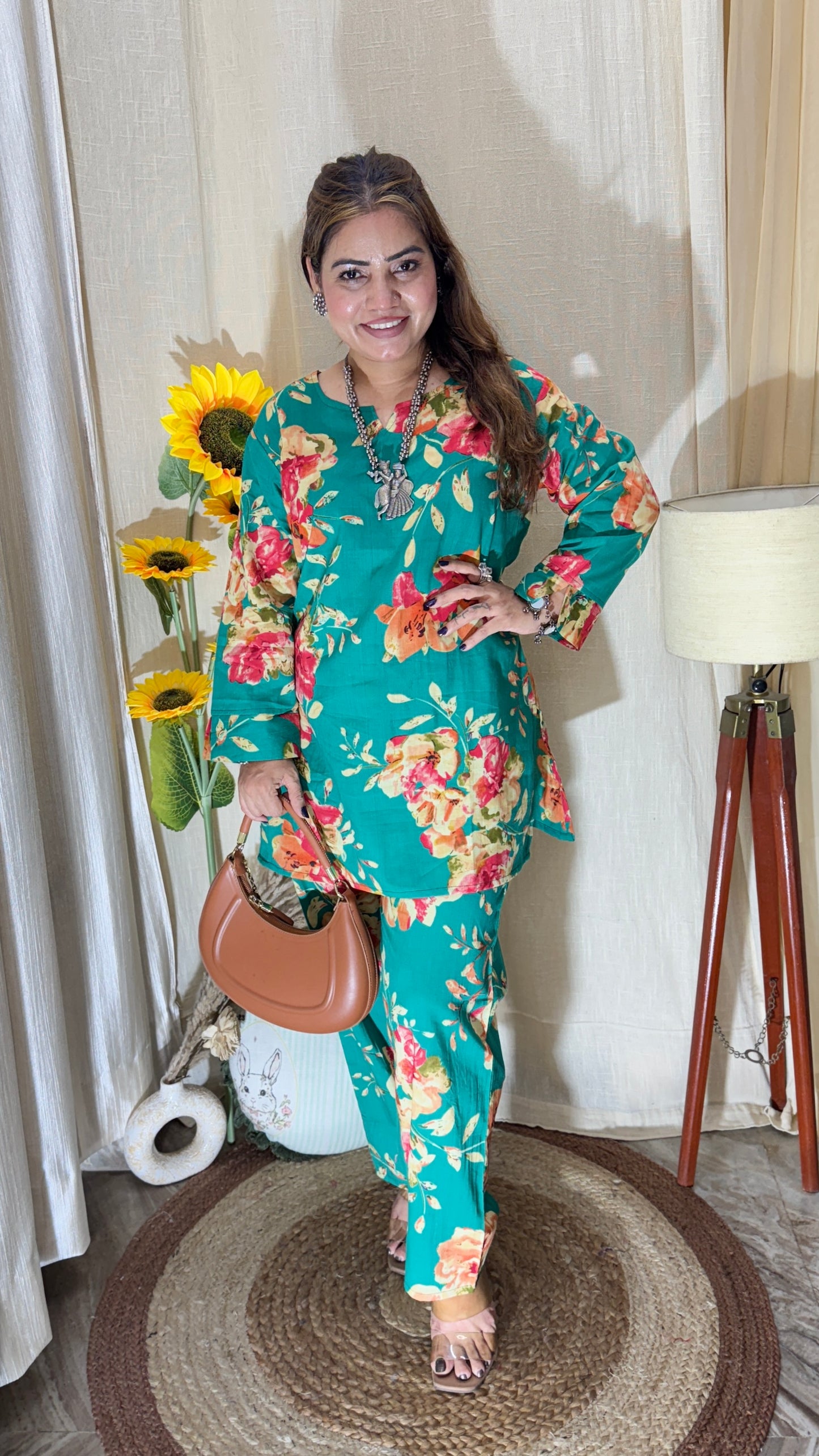 Cotton printed Co-ord set