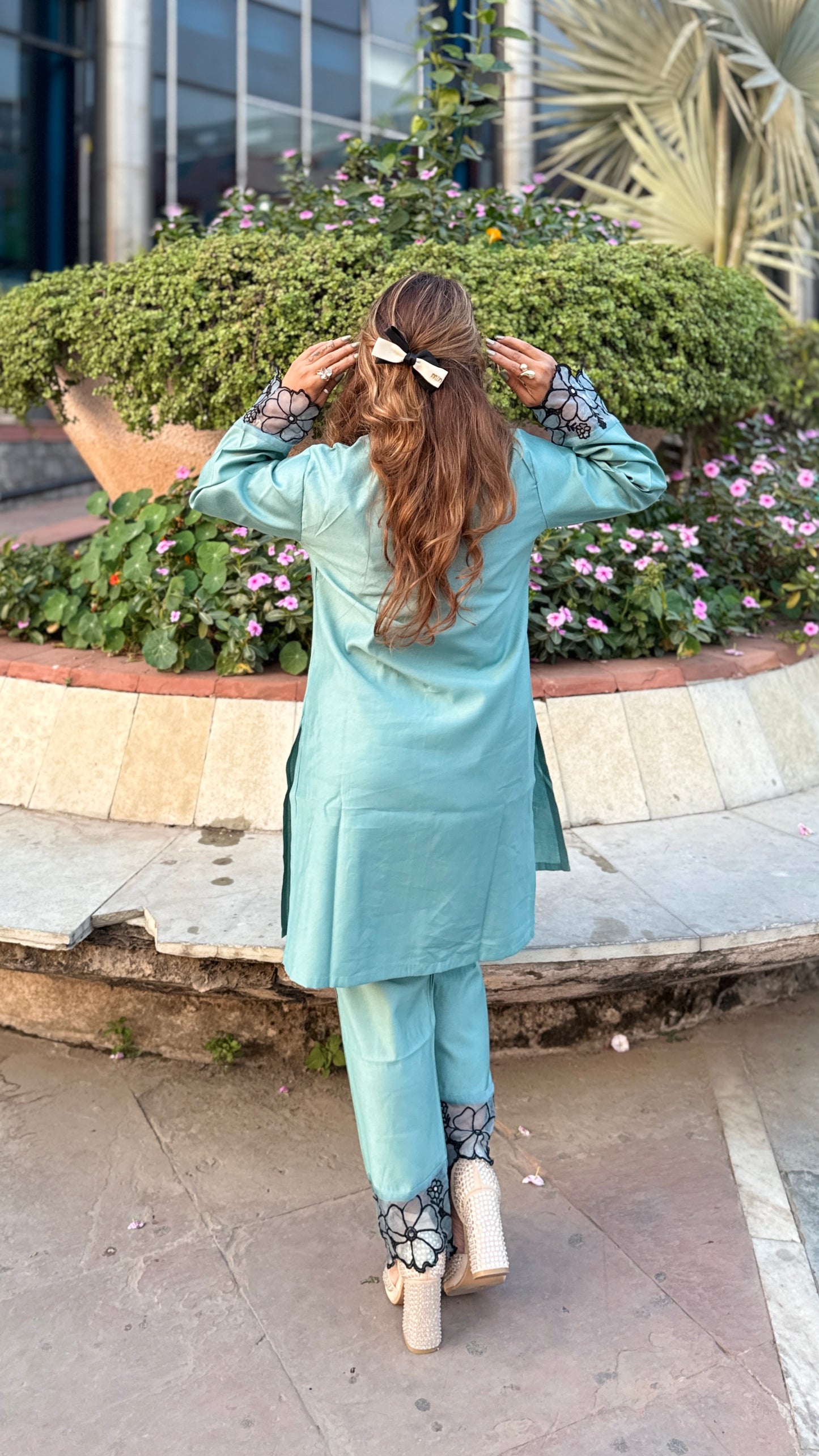 Chanderi Pakistani style corset