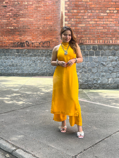 Indo-Western Kurti cord set