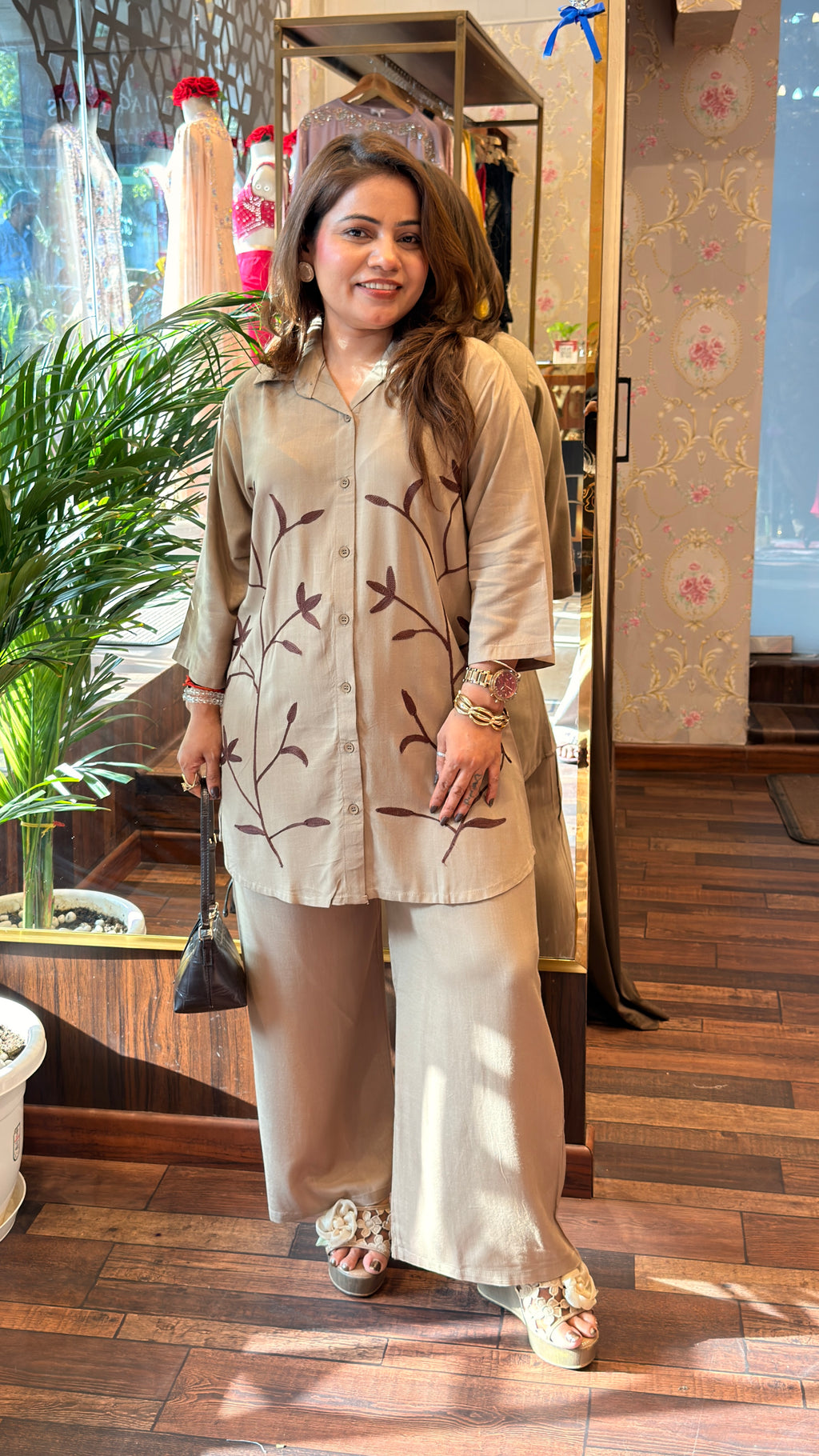 Meadow Leaf Cotton Co-Ord Set