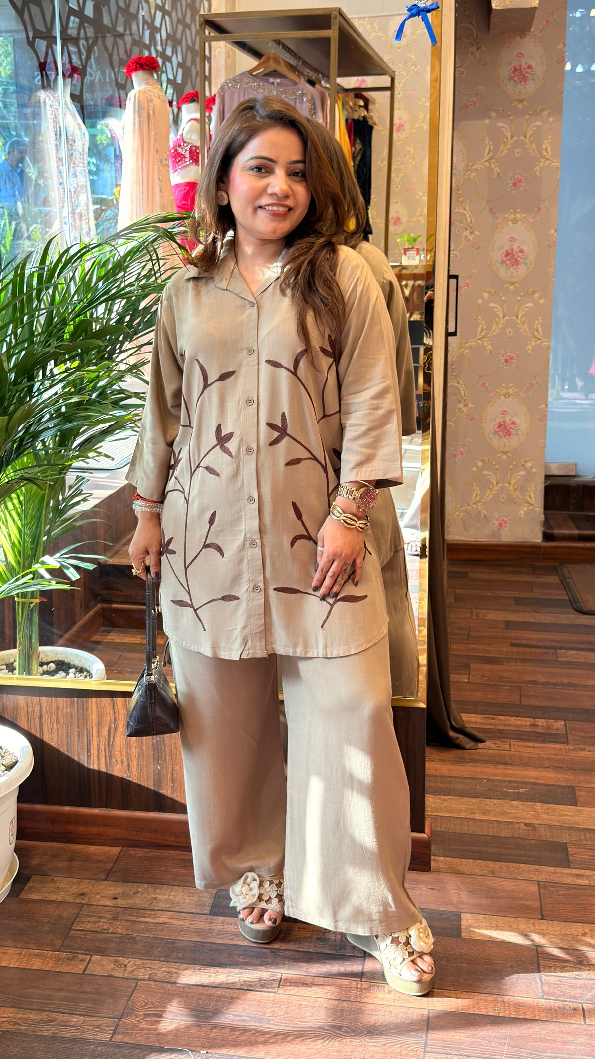 Meadow Leaf Cotton Co-Ord Set