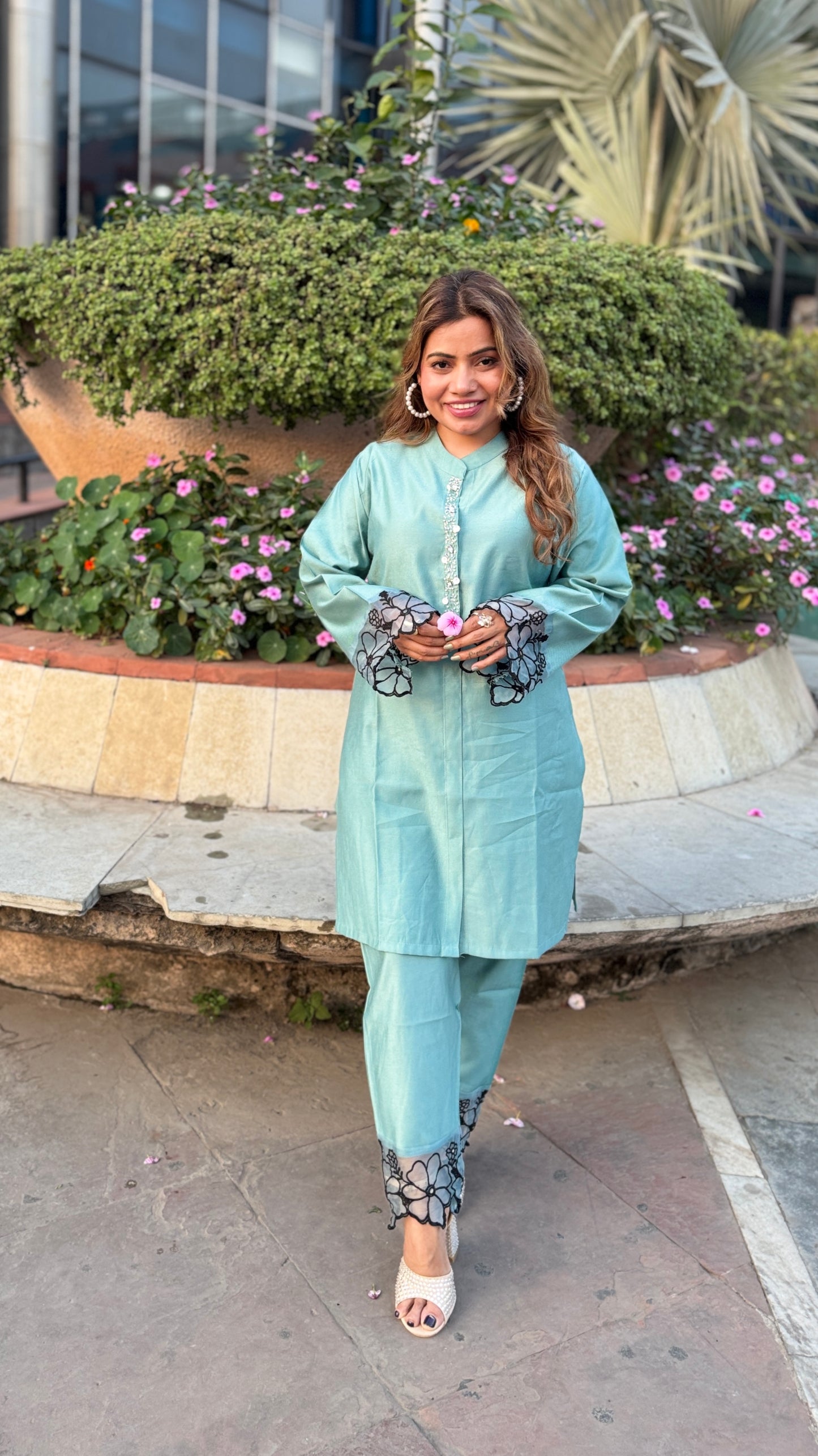 Chanderi Pakistani style corset