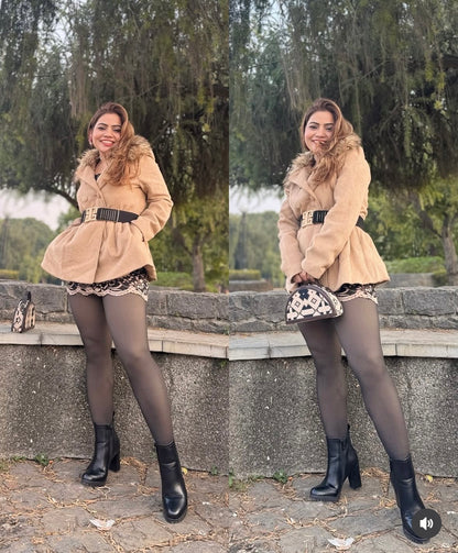 Premium Black Sheer Winter Leggings