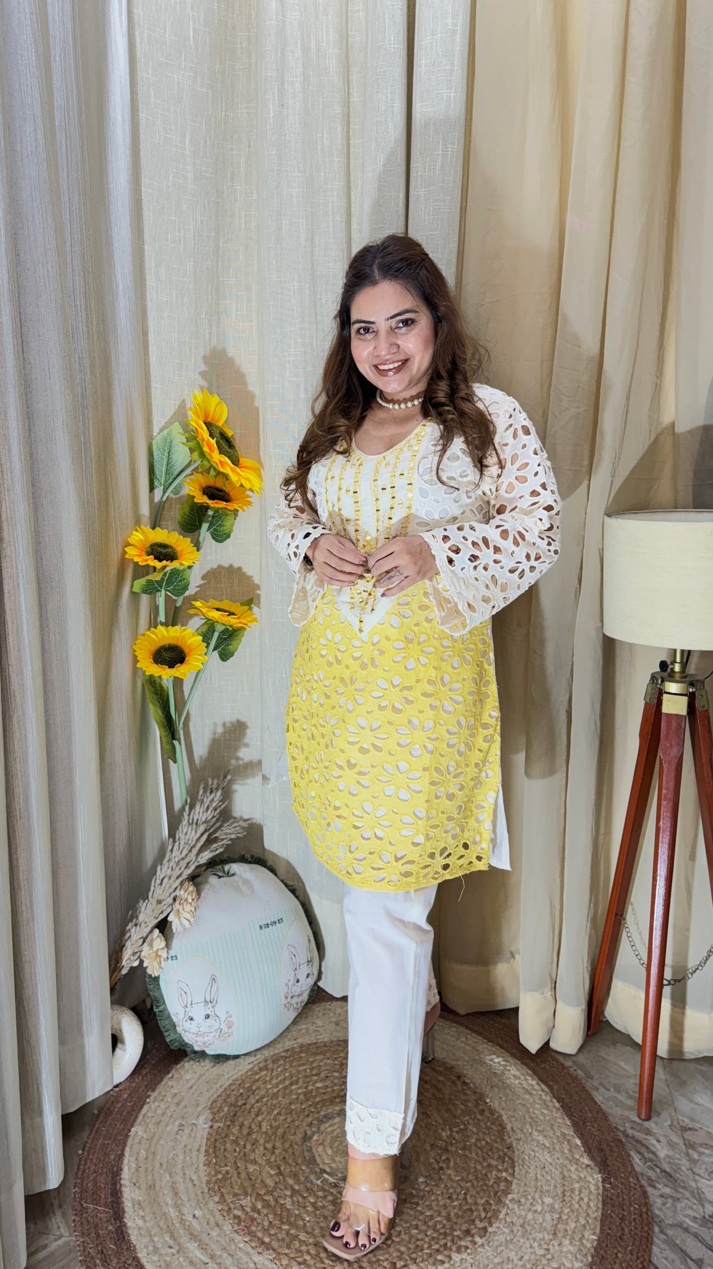Mirror Work Embroidered Co-Ord Set