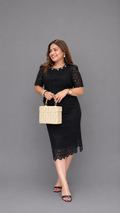 Black Lace Skirt Co-ord Set