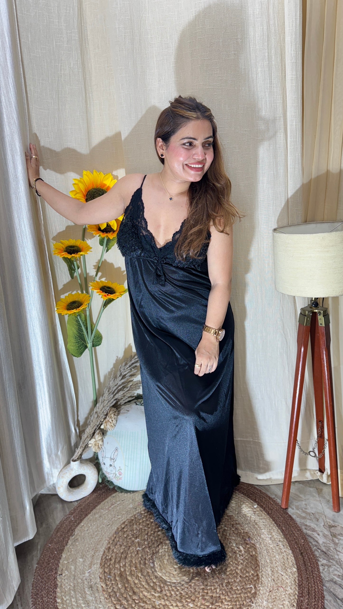 Satin Nightgown 2pc set
