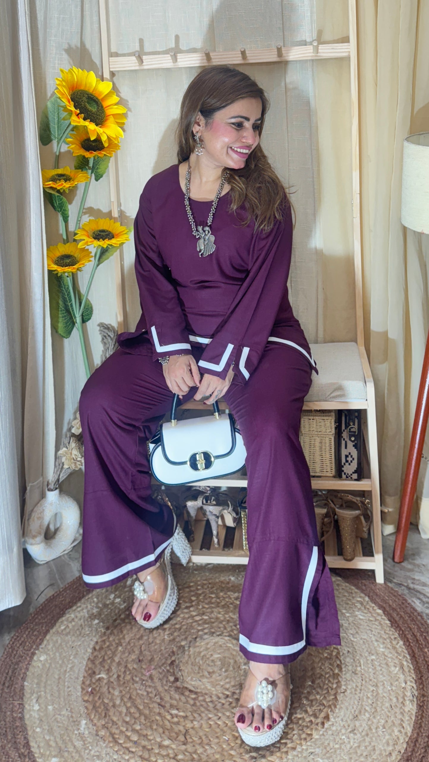 Plum Elegance Cord Set