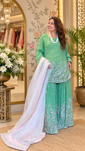 A Gorgeous Pure Georgette Garara Set