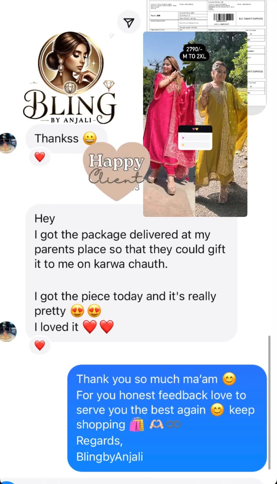 Love from Our Bling Babes,
