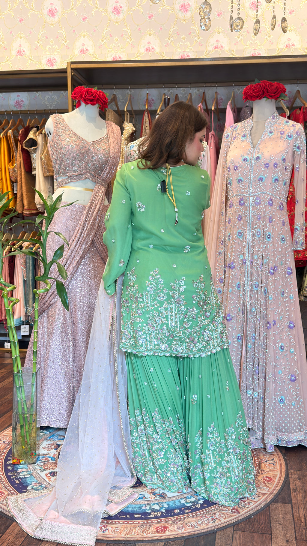 A Gorgeous Pure Georgette Garara Set