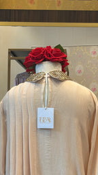 Ivory Satin Drape Dress with