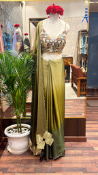 Cutwork Pallu and Embellished Blouse