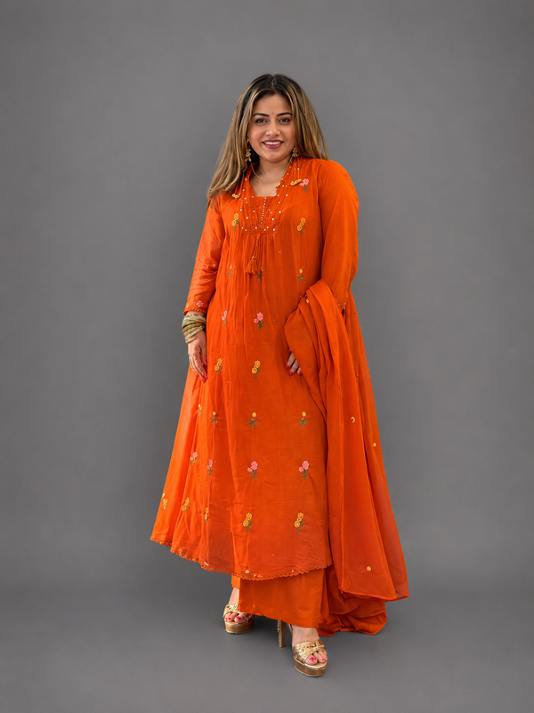 Earthy Elegance Mul Cotton 3-Piece Set