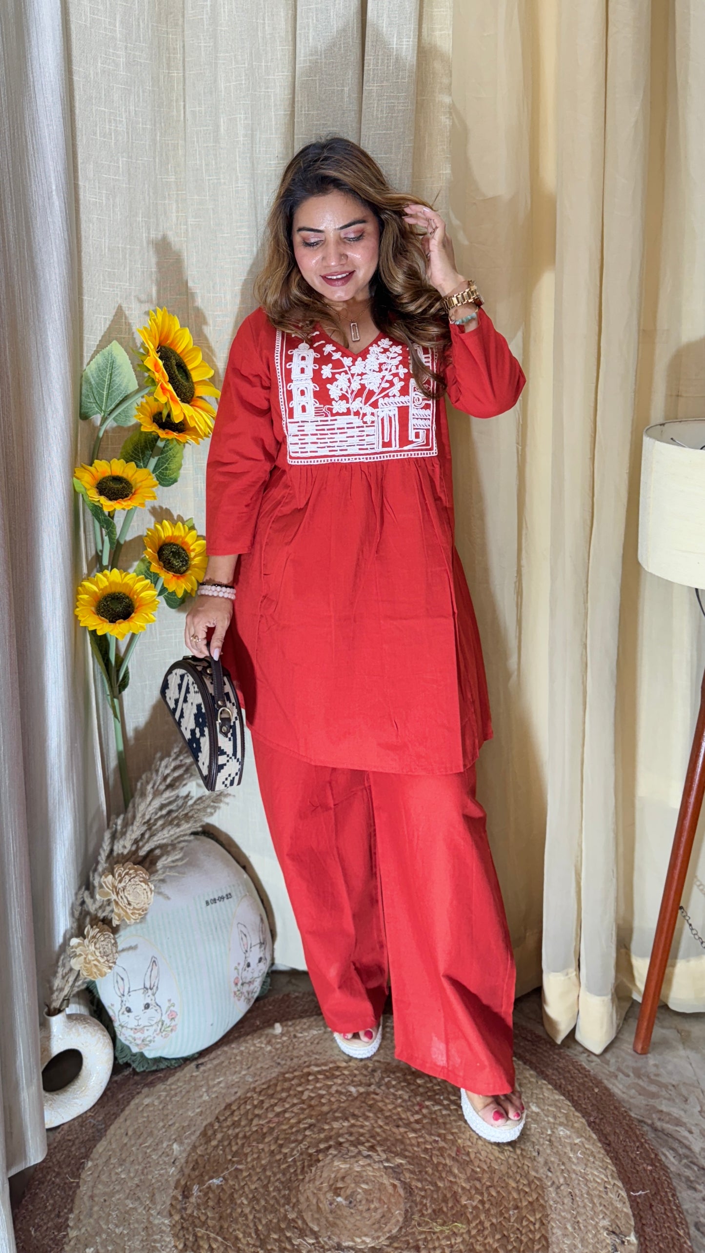 Pure Cotton Co-ord Set