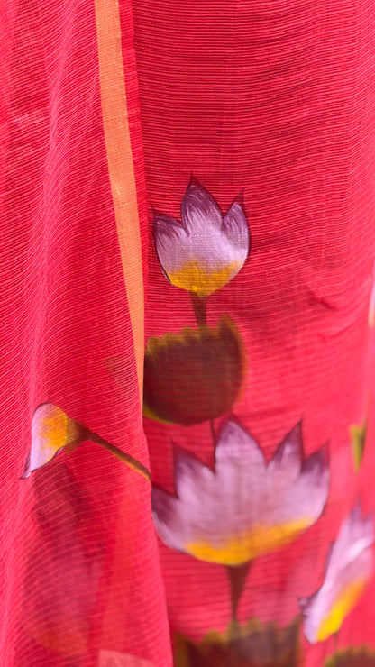 Hand-Painted Unstitched Suit Set