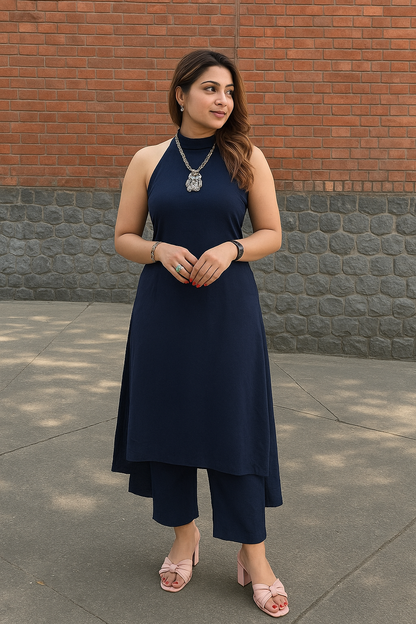 Indo-Western Kurti cord set