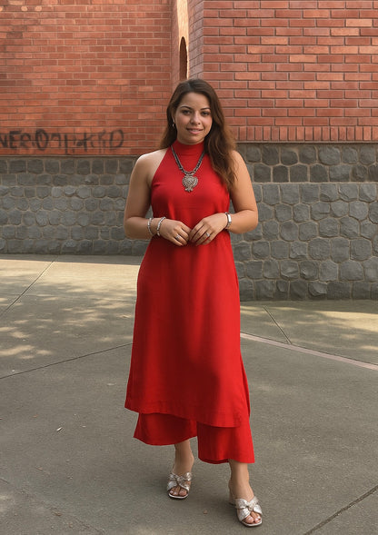 Indo-Western Kurti cord set