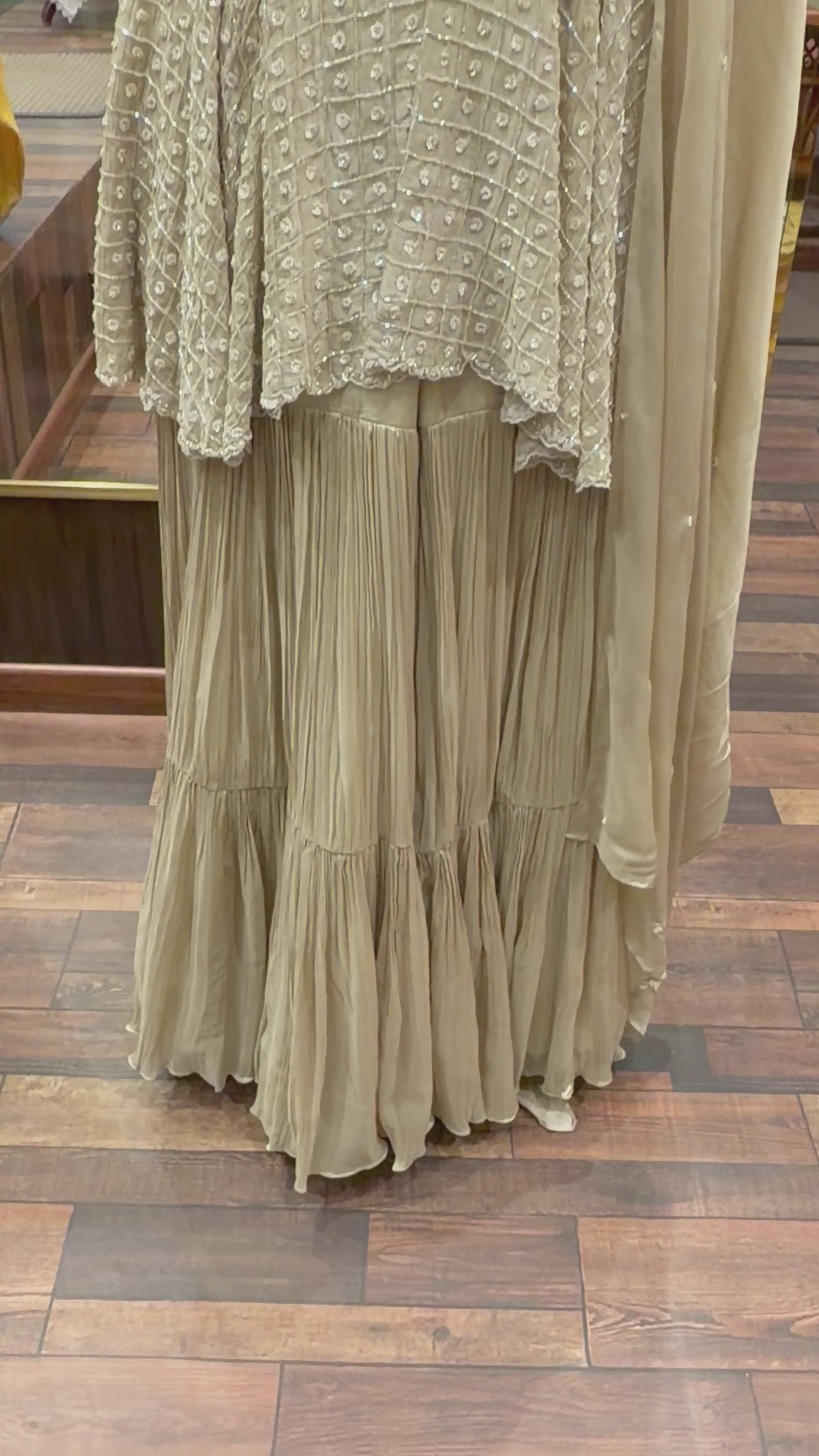 Embroidered Sharara Set