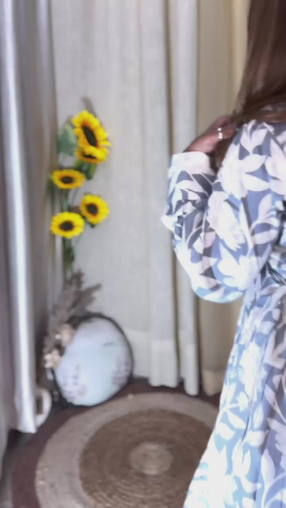 Blue Cotton Dress
